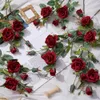 2 fork rose artificial flower hotel soft rose table rose fake flower fresh silk flower wholesale and retail ZYJ
