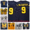 エイダン・ハッチンソン・ブレイク・コラム・ミシガン・フットボールJ.J. McCarthy''tom Brady''7 Donovan Edwards '2024 Win Rose Bowl Jerseys