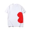 Herren Play T-Shirt Love Simple Stickerei Hochwertiges Baumwoll-T-Shirt Männer Frauen Paare Jugend Lose Kurzarm Kostenloser Versand Europäische Größe S-XL