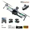 Cardan stabilisé à deux axes RG101PRO avec 2 batteries, drone aérien professionnel avec double caméra 1080P, positionnement GPS, retour automatique, positionnement du flux optique.