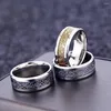 Colar brincos conjunto 2024 estilo de moda personalizado 8mm aço titânio vintage dragão padrão 6 peças anel masculino jóias presente