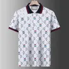 Camiseta Moda Homens Polo Camisa Mangas Curtas Respirável Top Tees Carta Padrão Impressão Mens Pólos Camisas Hip Hop Casual Negócios Esportes Verão Polo Camisetas