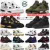 Jumpman 4 4s Mens Basquete Sapatos Militar Gato Preto Branco Trovão Médio Olive Vermelho Cimento Seafoam Infravermelho Cool Cinza Puro Dinheiro Homens Mulheres Treinadores Esportes Sapatilhas