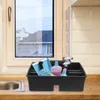 Carro de armazenamento de cozinha detalhando suprimentos ferramenta cesta caja herramientas para transportador de limpeza