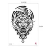 Makeup Tattoo Animal Pattern Sticker Tiger Lion Leopard Half Arm HB Emmy Water Transfer Set Simulation