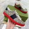 Tasarımcı Sneaker Sıradan Ayakkabı Arı Snake Tiger Sneakers Chaussures Orijinal Deri Ayakkabı Nakış Klasik Eğitmenler Python Ayakkabı Erkekler ve Kadınlar İçin