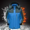 Menskläder fleecelined jacka Autumn Winter Men casual sport vindbrytare vandring utomhus kläder vadderade jackor kappa 240113