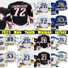 #72 TAGE Thompson Ters Retro Hokey Forması #26 Rasmus Dahlin #27 Devon Levi Dylan Cozens Owen Power Kyle Okposo Alex Tuch Jeff Skinner Ty