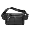 Briefcases Men Shoulder Bag Messenger Genuine Leather Flaps Men's Crossbody Bags Business Flap Male Solid Travel