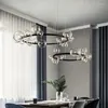 Kroonluchters LED Helder Glazen Bubble Home Indoor Plafondlamp Living Keuken Eiland Restaurant Tafel Designer Verlichting Decor