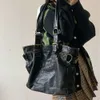 Vivianism Westwoodism Bag Japanese Nisch Design Cowhide Saturn Tote Bag College stor kapacitet Medieval axelväska för kvinnor