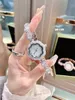 Ny mode lyxig kvinnors klockkvartrörelse 904 rostfritt stål klockkedja