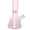 Heady Glass Bongs Hookah/10インチガラス水ギャンピンクビーカーウォーターパイプ