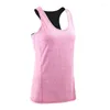 Yoga Outfits Sports Vests Women's Running Sleeveless Quick-drying Breathable Chestless Pad Elastic Gymnastics Bodybuilding Cloth