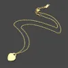 Schmuck-Designer-Halskette aus Gold und Herz-Halskette, Luxus-Schmuck, Anhänger-Halsketten, Roségold, Valentinstag-Geschenk für Frauen mit Box
