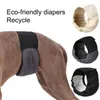 Одежда для собак, привлекательные многоразовые женские подгузники из полиэстера, моющиеся аксессуары для домашних животных