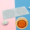 Silicone Lace Mold, Wedding Cake Lace Mat, Coral Cake Decorating Mold Flower Fondant Impression Mats for Edible Lace Fondant Mold, Sugar-Lace Cupcake Mat Tools 122233