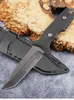 MH Camping Hunting Knives D2 Titanium Coating Blade Nylon Glass Fiber Handle Tactical Combat Fighting Knife Fixed Blade Knife