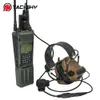 Talkie TS Tacsky Tactical PRC163 Harris Military Radio Dummy Virtual Box PRC 163 Icke -funktionell Walkie Talkie -modell för Baofeng UV5R