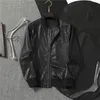 Neue Frühlings-Lederjacke, Designer-Herrenjacke, Herren-Jugend-Baseballkragen, Frühling und Herbst, lässige schwarze Lederjacke