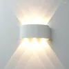 Wall Lamp LED Outdoor Waterproof Garden Lighting Aluminum AC85-265 Indoor Bedroom Living Room Stairs Light 6/8/10/12W