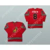 Özel Danny Gruen Michigan Stags Hokey Jersey Top Dikişli S-M-L-XL-XXL-3XL-4XL-5XL-6XL