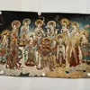 태피스트리 티베트 실크 자수 환영 전쟁 스타일의 여신 Thangka 페인팅 벽화