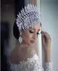 Luxur Crystal Bridal Tiara Wedding Hair Jewelry Golden Rhinestone Bridal Hair Accessories Wedding Headpieces4128134