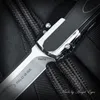 Нож HALO Series VI 6 Clear Edition Micro OTF Tech Knife Тактический EDC Карманные ножи для самообороны D2 Стальное атласное лезвие Tanto A4