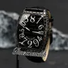 New 40mm Black Croco Crazy Hour Automatic Mens Watch 8880 CH BLK CRO Black Dial PVD Black Steel Cracking Case Leather Strap Gents Watches Timezonewatch DHFM Z08b