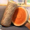 Plush Toys Creative Simulation Tree Stump Wood Pillow Cushion Toy Sleeping Long Kawaii Room Decor Stuffed 240113