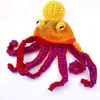 Octopus Barbe Tricot Laine Chapeau Tissage À La Main Hommes Noël Cosplay Fête Drôle Tricky Couvre-chef Hiver Chaud Couples Bonnet Casquettes 240113