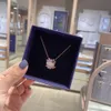 Ожерелье Swarovskis, дизайнерское женское ожерелье с подвеской высшего качества, красочный бык, милое и милое ожерелье с изображением коровы по знаку зодиака, женский элемент, цепочка с хрустальным воротником, женская