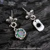 Luxury Brand Designer Earrings for Women CH Chromes Cross Jewerlry Zircon Unique Fashionable High Grade Style Flower Heart Ear Ring Girl Eardrop EarStud 0AW8