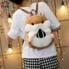 Śliczny chomika plecak szkolna torba szkolna pluszowa zabawka Plush Toys Children Child Boys Dorosły Kawaii Prezenty 240113