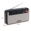 Radio Portable FM En haut-parleur de haut-parleur Radio avec affichage LED Subwoofer MP3 Music Player / Torch Lamp Vérifier pour la maison / le T60 extérieur