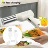 Elektrische Pasta Noodle Maker 5 Vormen Automatisch Oplaadbaar Klein Keukengadget 240113