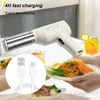 Machine à pâtes et nouilles électrique, 5 moules, Rechargeable automatiquement, petit Gadget de cuisine utilitaire 240113