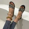 Sandalen Sommer Damen Perle Mode Hausschuhe Flats Plus Size Casual Open Toe Schuhe