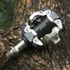 Racework MTB Lock Pedals Mountain Bike Pedalen Clip Clip Bicycle Paddle SPD Cleats Footlock Bearings for M8000 240113