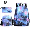 Bags Hot Stray Kids Backpack Messenger Bag Pencil Case 3pcs Set Student School Supplies Backpack Daily Casual Shoulder Bags