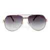 إطار نظارات عالية الجودة عالي الجودة بنظارات شمسية كبيرة الخفيفة للرجال 1324912A Fashion Frog Sunglasses Size 59-15-140 MM