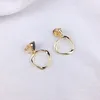 Backs Earrings Fake Piercing Geometric Irregular Round Circle Ear Clip Korean Gold Plated Jewelry For Women Earcuffs Kolczyki