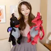 Fashion Creative 3D Dinosaur Ryggsäck Söt Animal Cartoon Plush Dinosaurs Bag For Children Barn Barngåvor 240113