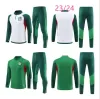 2023 2024 Messico tuta da allenamento tuta 23 24 tute da calcio kit da uomo adulto set abbigliamento sportivo maglie da calcio Messico tuta da bambino