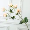 Decorative Flowers 1pc Simulation Silk Dahlia 5 Heads Home Decor Fake Chrysanthemu Arrangements Materials Artificial Decoration