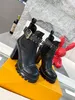 Star Trail Ankle Boot Damen Designer-Knöchelstiefel mit klobigem Absatz, Luxus-Designer-Schnürstiefel, Martin-Stiefel, Damenmode-Winterstiefeletten mit Box