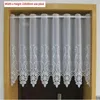 Curtain High GradeHollow Blind Half Coffee Kitchen Short Drapes Small Shades Home Window Decoration Purdah Valance