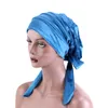 Nieuwe Vrouwen Fluwelen Rasta Tulband met Lint Hoofd Wrap Beanie Haaruitval Chemo Slouchy Baggy Cap Motorkap Afrikaanse Nigeriaanse Hoofddeksels