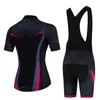 VTT femme ensemble cyclisme Jersey femmes vêtements de sport en gros vêtements femme vêtements femmes Shorts ensembles 240113